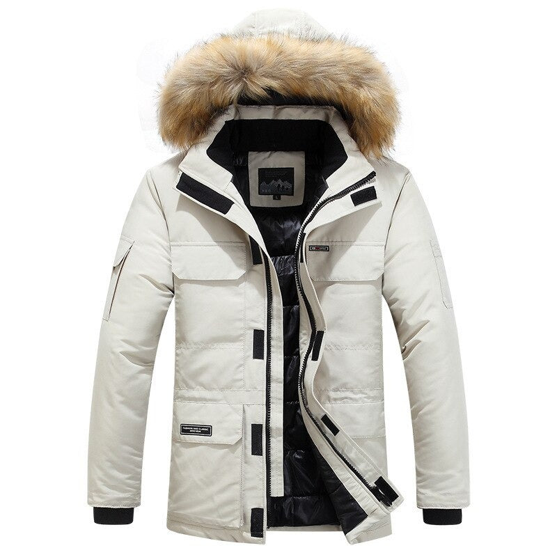 Ivo Men's Winter Jacket | Fur Collar, Weather Resistant, Timeless Design 0