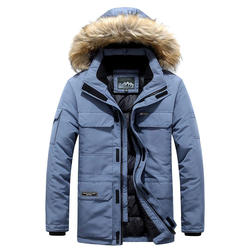 Ivo Men's Winter Jacket | Fur Collar, Weather Resistant, Timeless Design 2