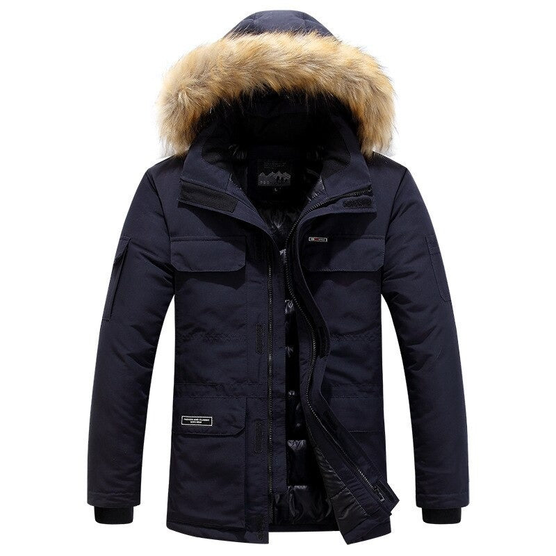 Ivo Men's Winter Jacket | Fur Collar, Weather Resistant, Timeless Design 3
