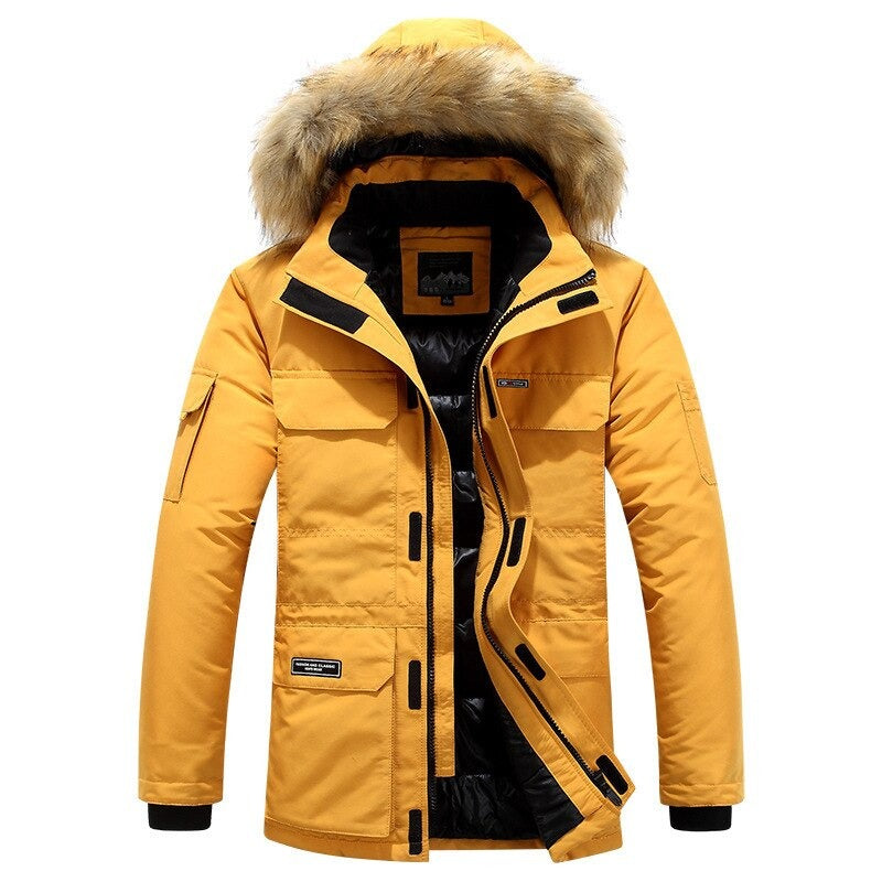 Ivo Men's Winter Jacket | Fur Collar, Weather Resistant, Timeless Design 5