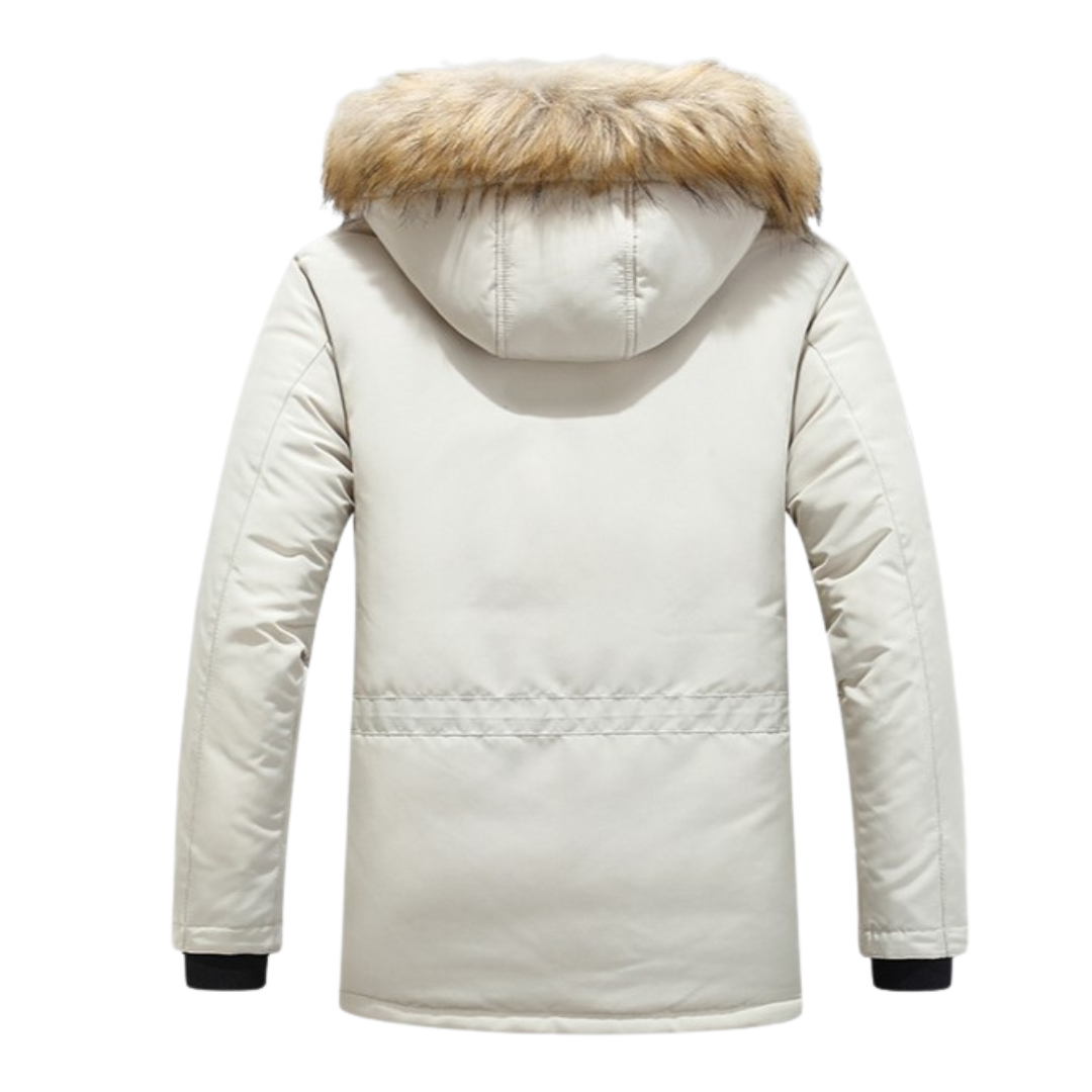 Ivo Men's Winter Jacket | Fur Collar, Weather Resistant, Timeless Design 7
