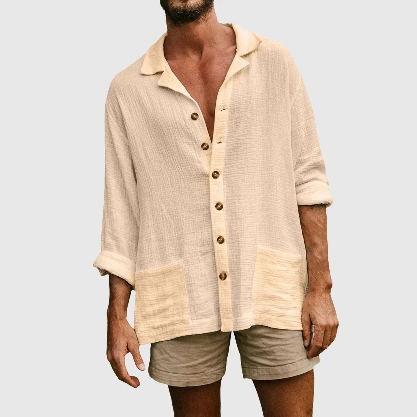 Ivy Men's Summer Shirt | Cotton Blend, Breathable 3