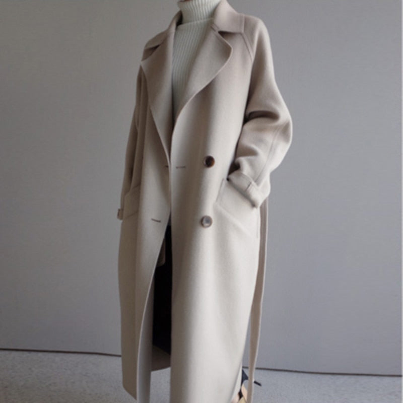 Jade Women's Trench Coat Black | Luxury Tweed, Fitted 0