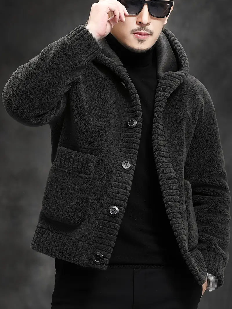 Jasper Men's Hoodie | Knitted, Comfortable, and Warm 1