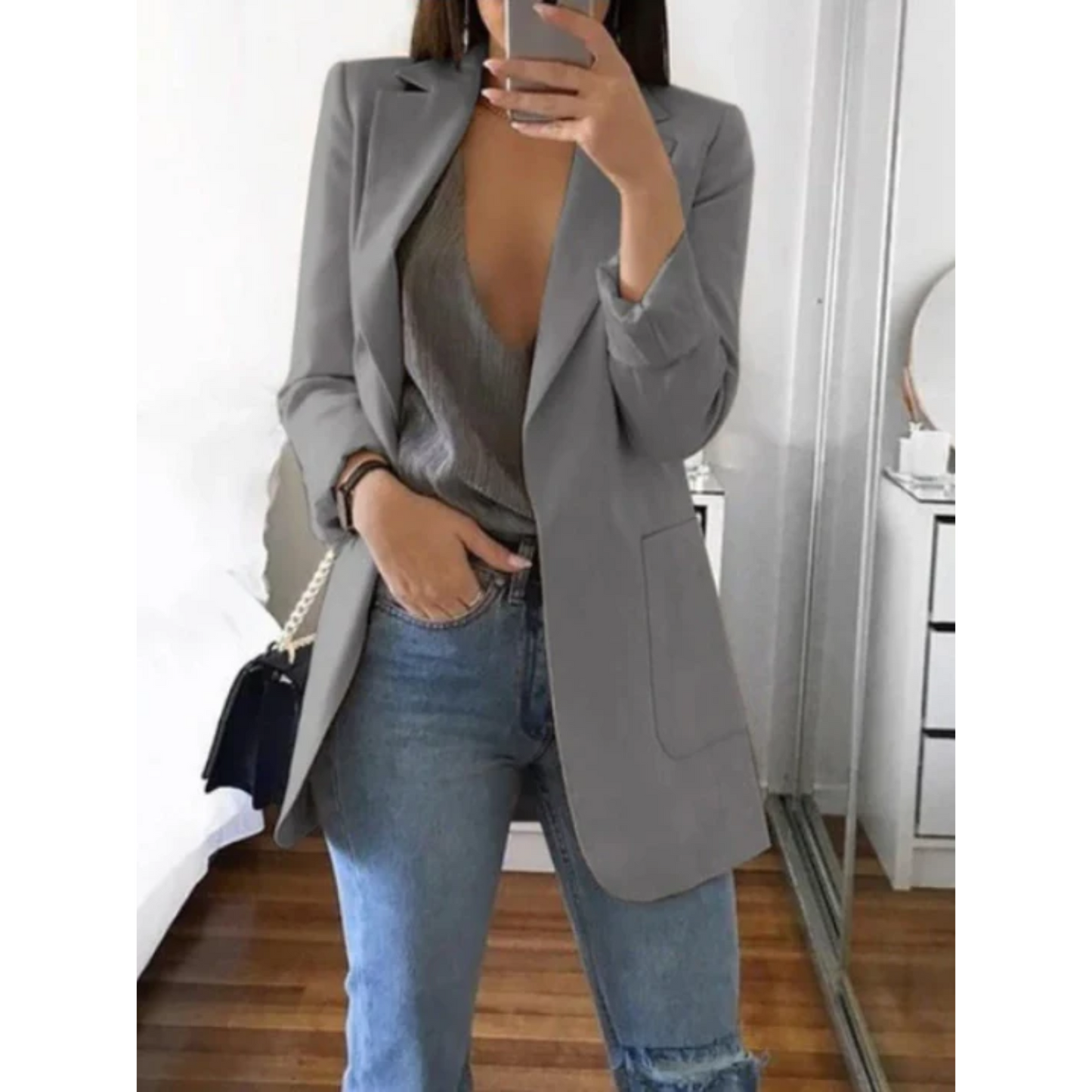 Julianne Women's Blazer | Black, Slim-Fit and Elegant 15