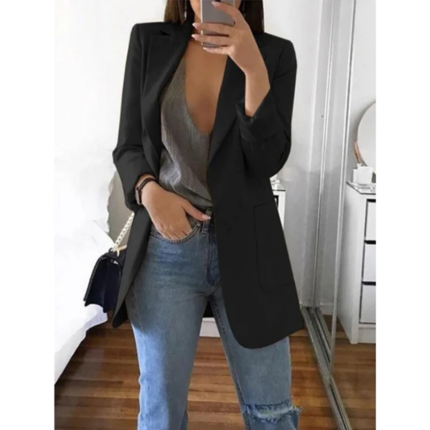 Julianne Women's Blazer | Black, Slim-Fit and Elegant 9