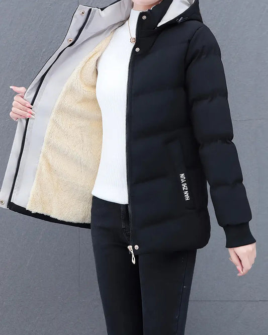 Kara Women's Winter Coat | Warm Hooded, Casual Long Women's Coat 0