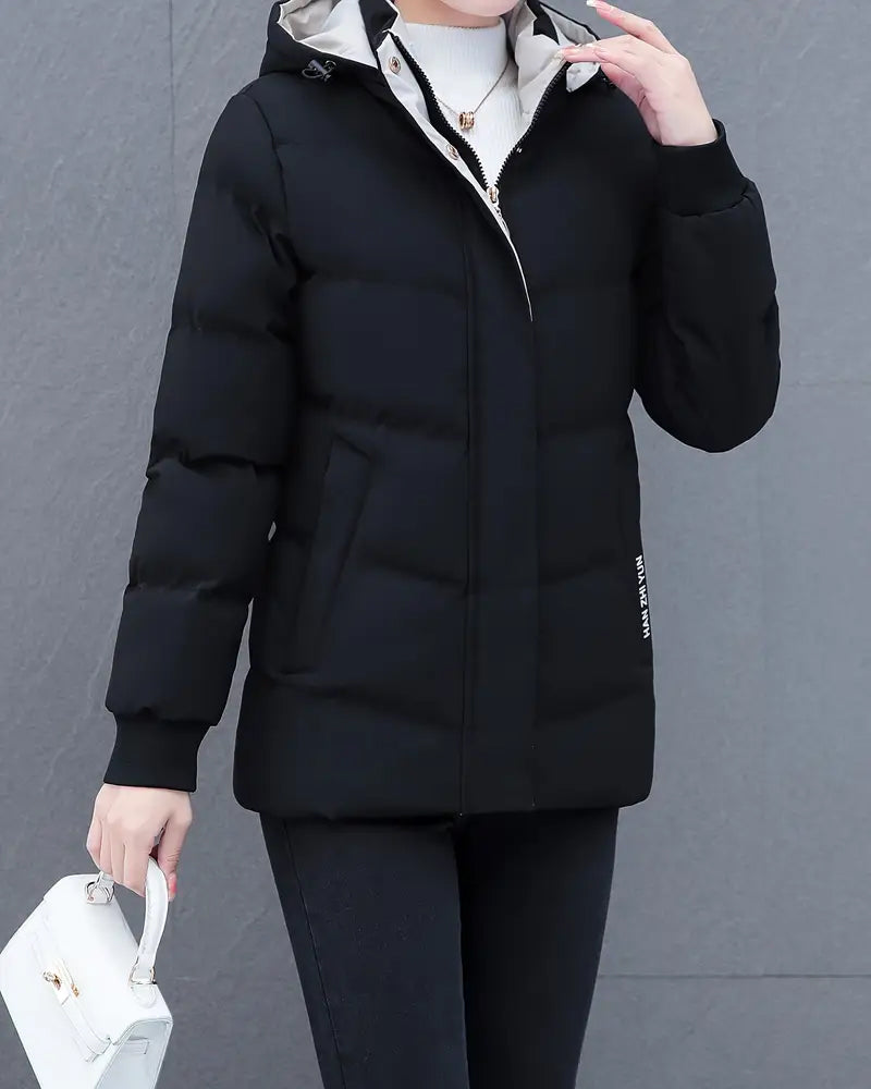 Kara Women's Winter Coat | Warm Hooded, Casual Long Women's Coat 5