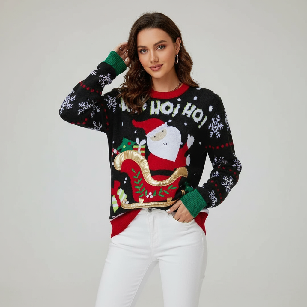 Kerry Women's Christmas Sweater | Soft Knit, Festive Look 2