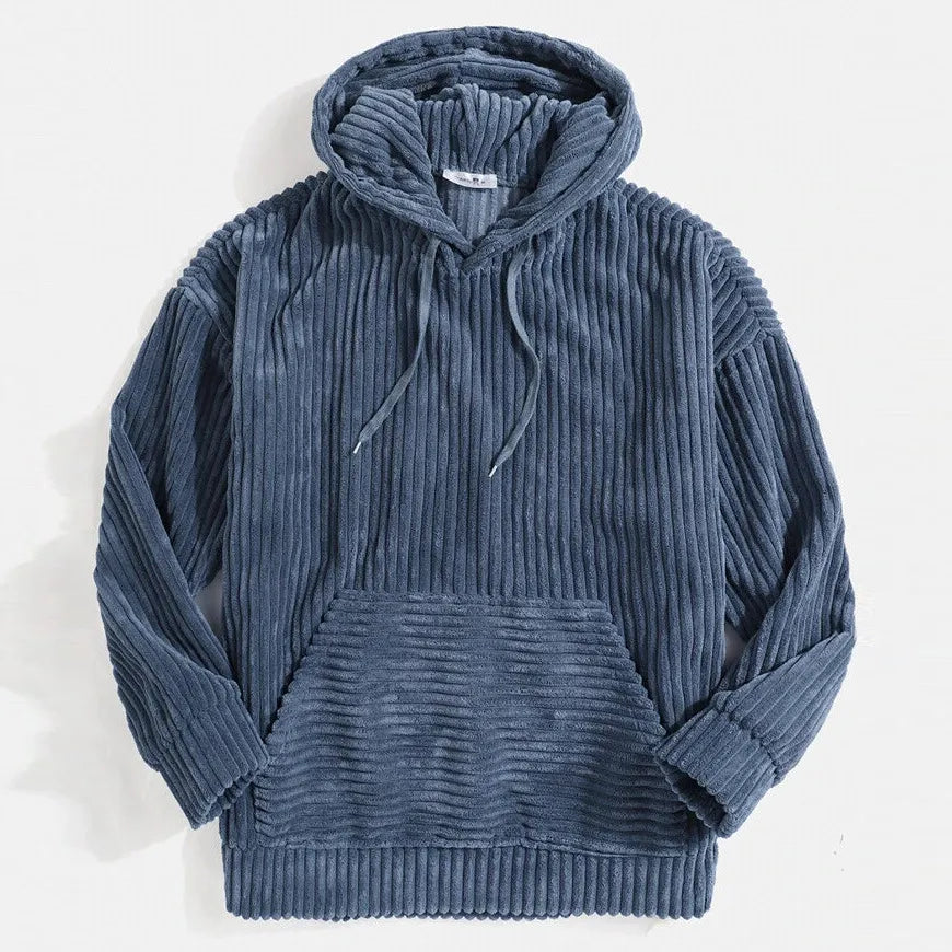 Kora Men’s Hoodie | Oversized Corduroy, Casual Comfort 1