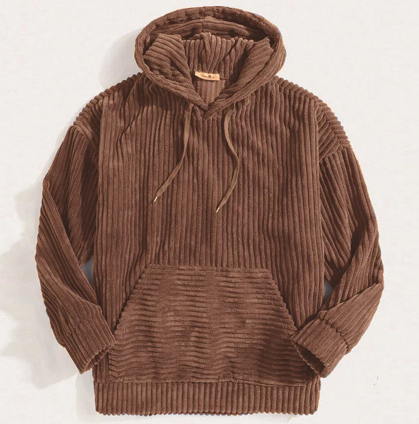 Kora Men’s Hoodie | Oversized Corduroy, Casual Comfort 2