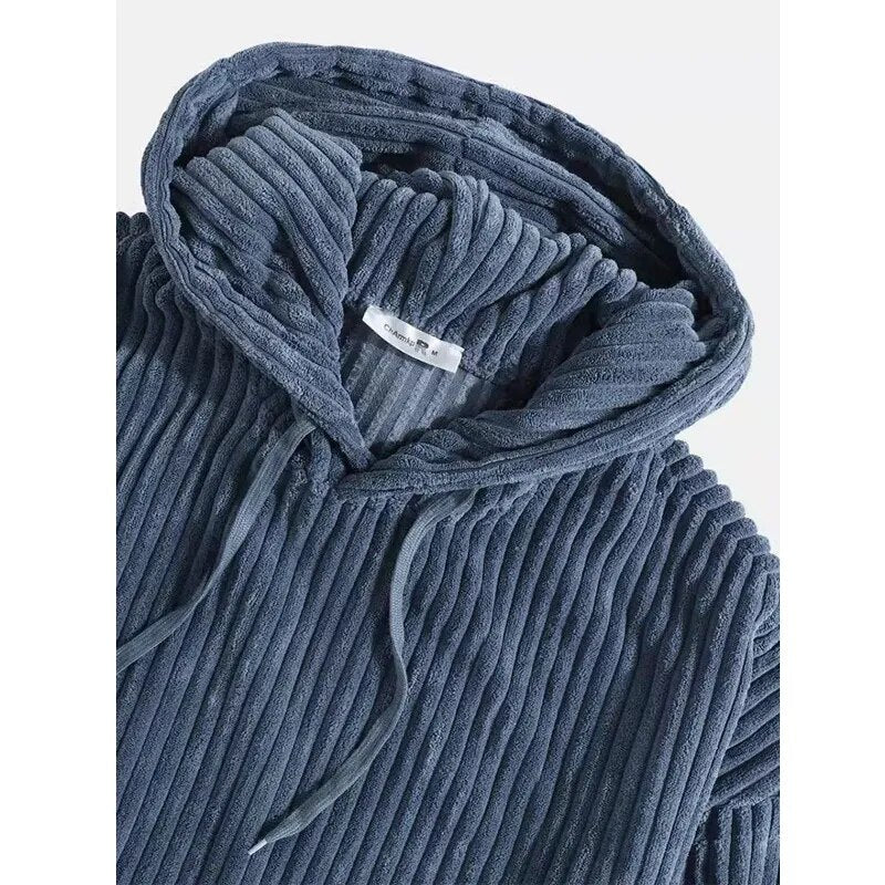 Kora Men’s Hoodie | Oversized Corduroy, Casual Comfort 4