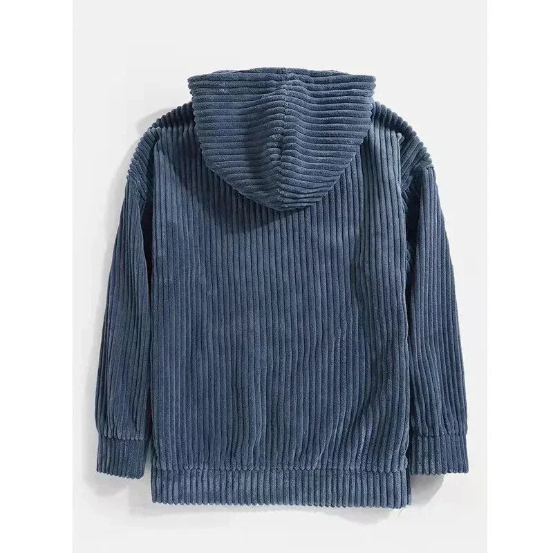 Kora Men’s Hoodie | Oversized Corduroy, Casual Comfort 5