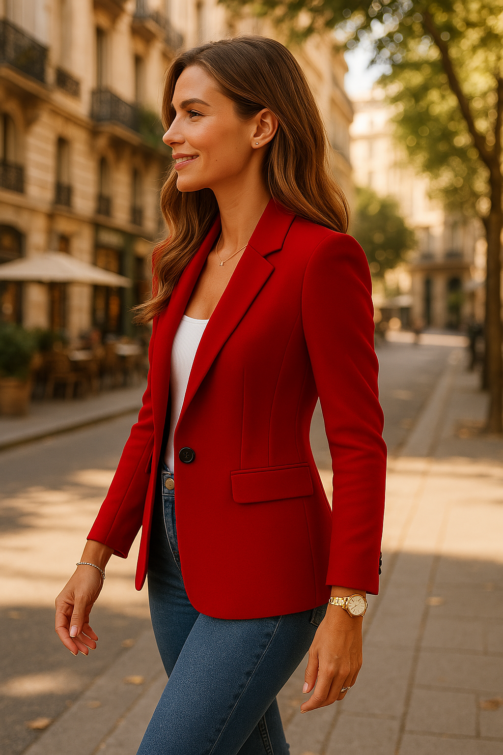 LEONORA | Fitted Women's Blazer with Lapel Collar 2