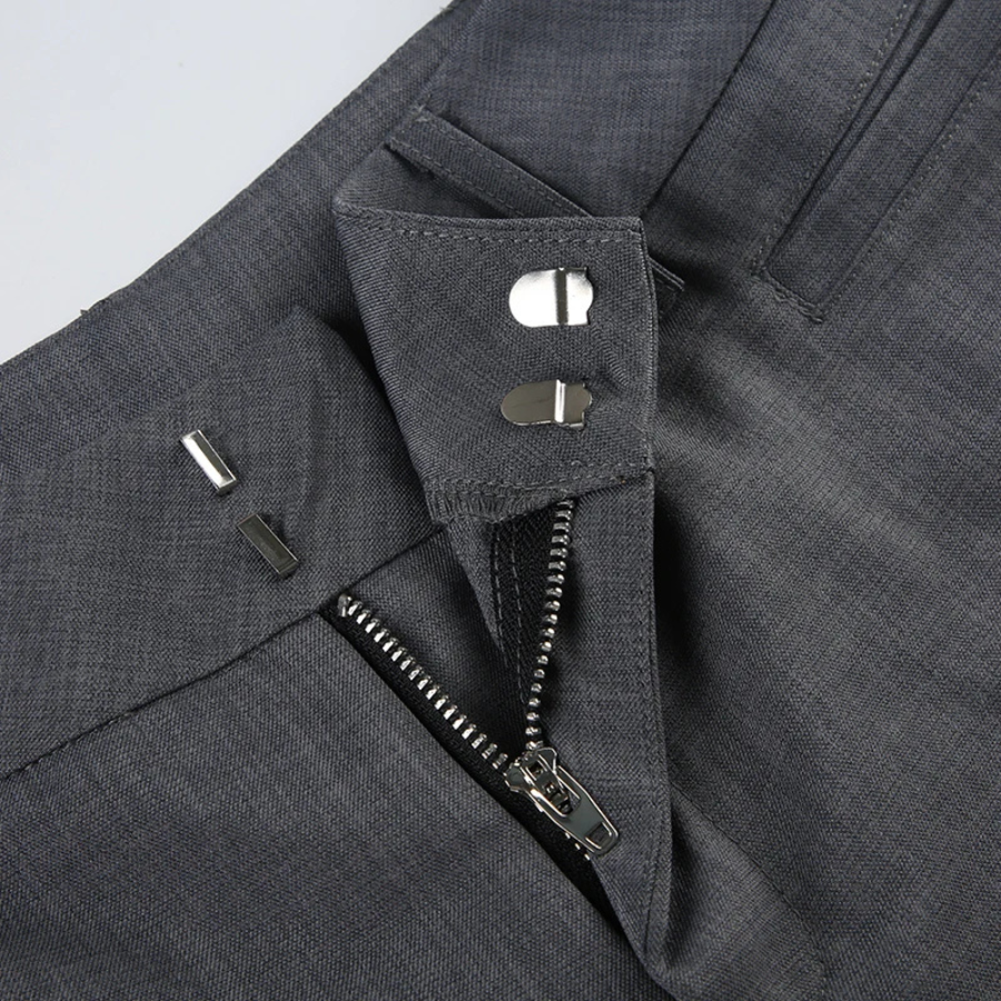 LORENTE | High-Cut Elegant Flared Trousers 6