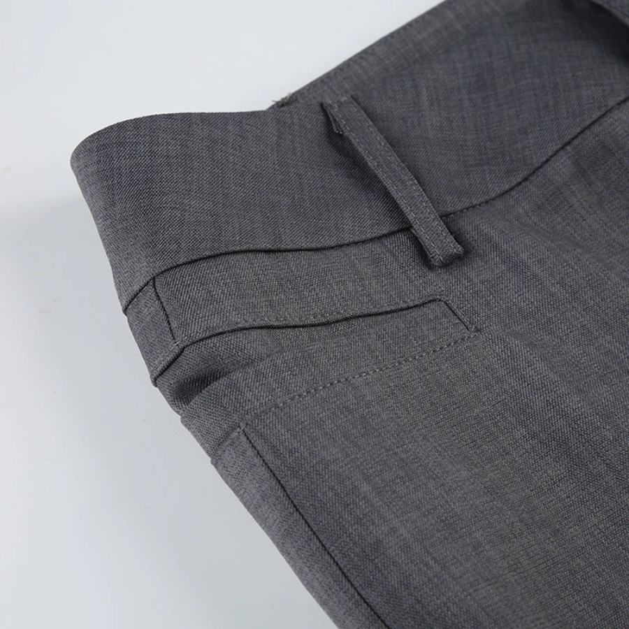 LORENTE | High-Cut Elegant Flared Trousers 7