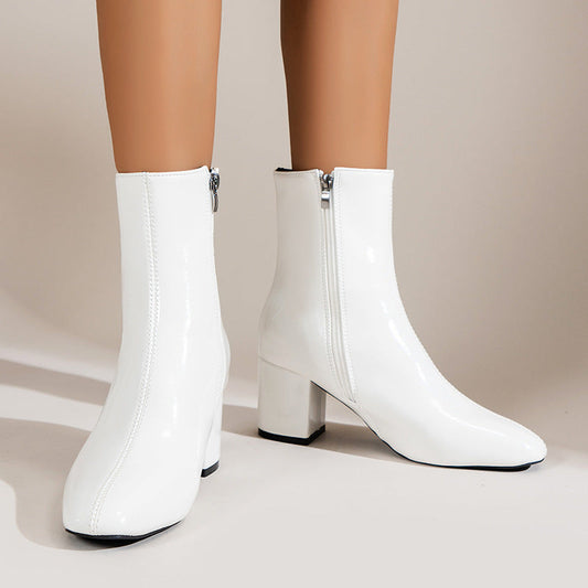 LUMINA | Elegant Ankle Boots with Block Heel 0