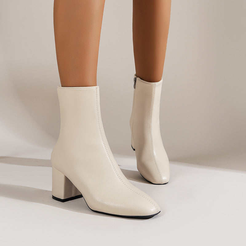 LUMINA | Elegant Ankle Boots with Block Heel 5