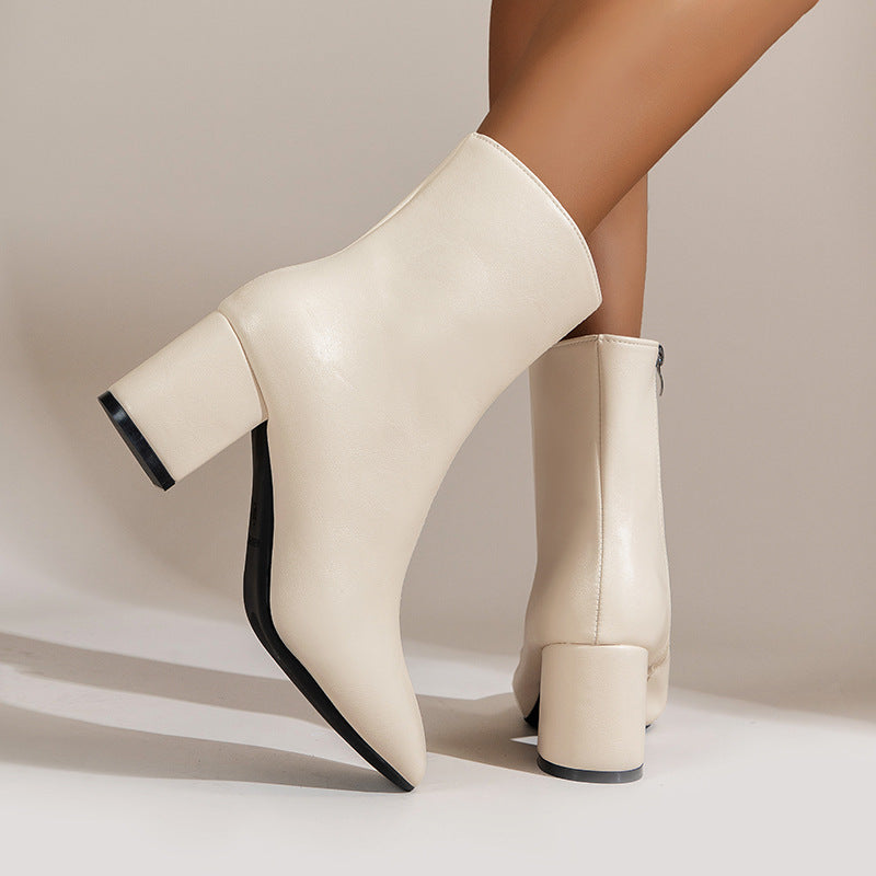 LUMINA | Elegant Ankle Boots with Block Heel 6