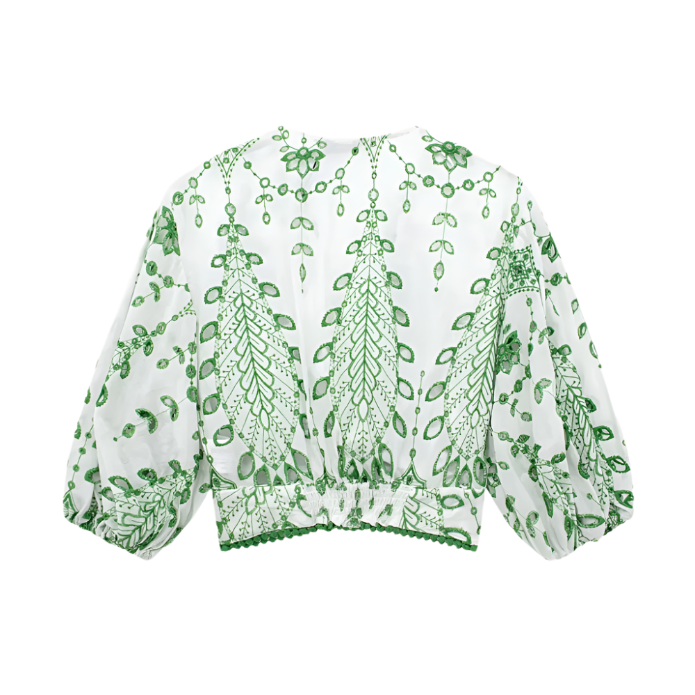 LUMI | Airy co-ord set with embroidered details 3