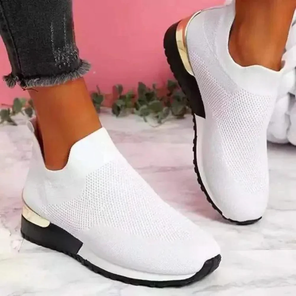 LYMARA | Orthopedic women's lace-free sneakers – Breathable mesh and elasticated entry 3
