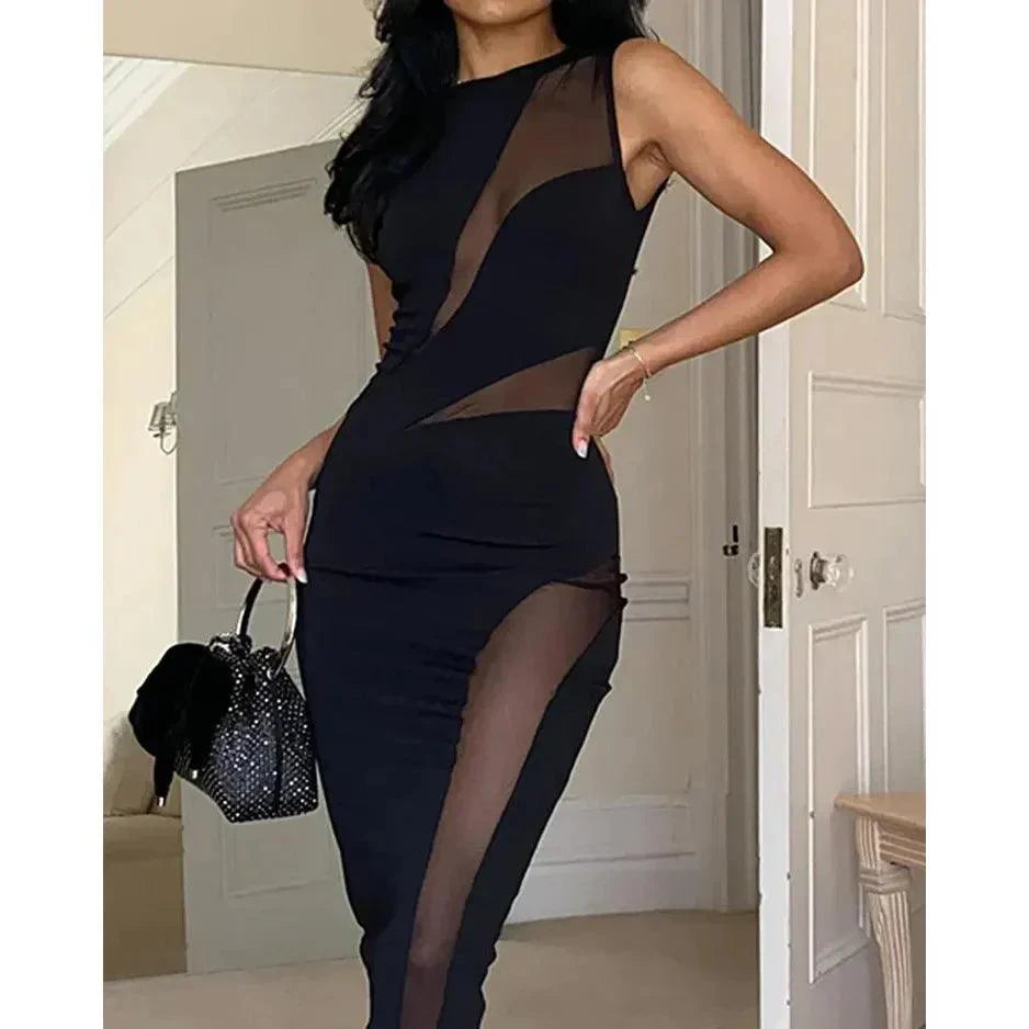 LYSSA | Midi dress with hollow-out details 2