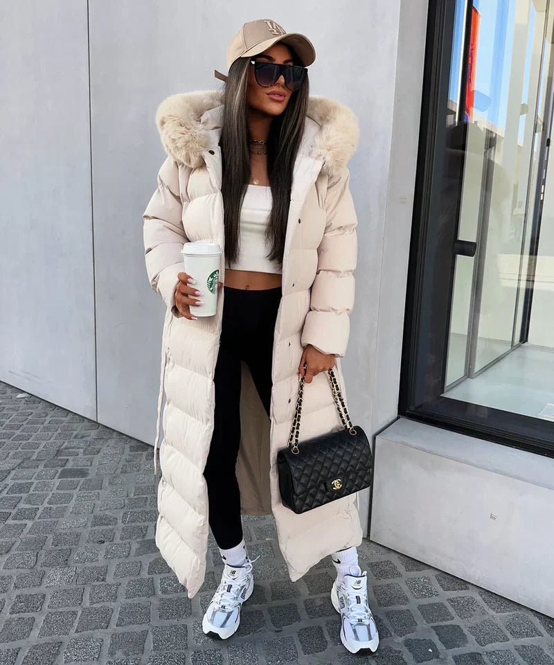 Lana Women's Long Winter Coat | Luxurious Padded, Comfortable 1