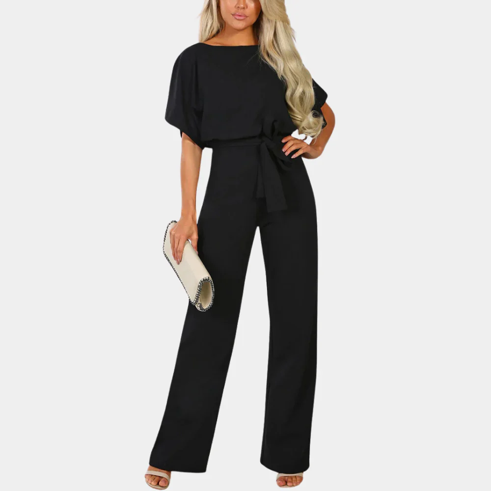 Laravie | Jumpsuit with Belt and Wide Legs 11