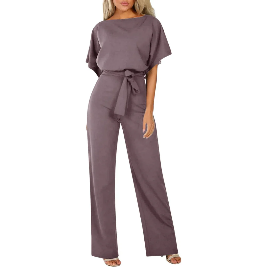 Laravie | Jumpsuit with Belt and Wide Legs 3