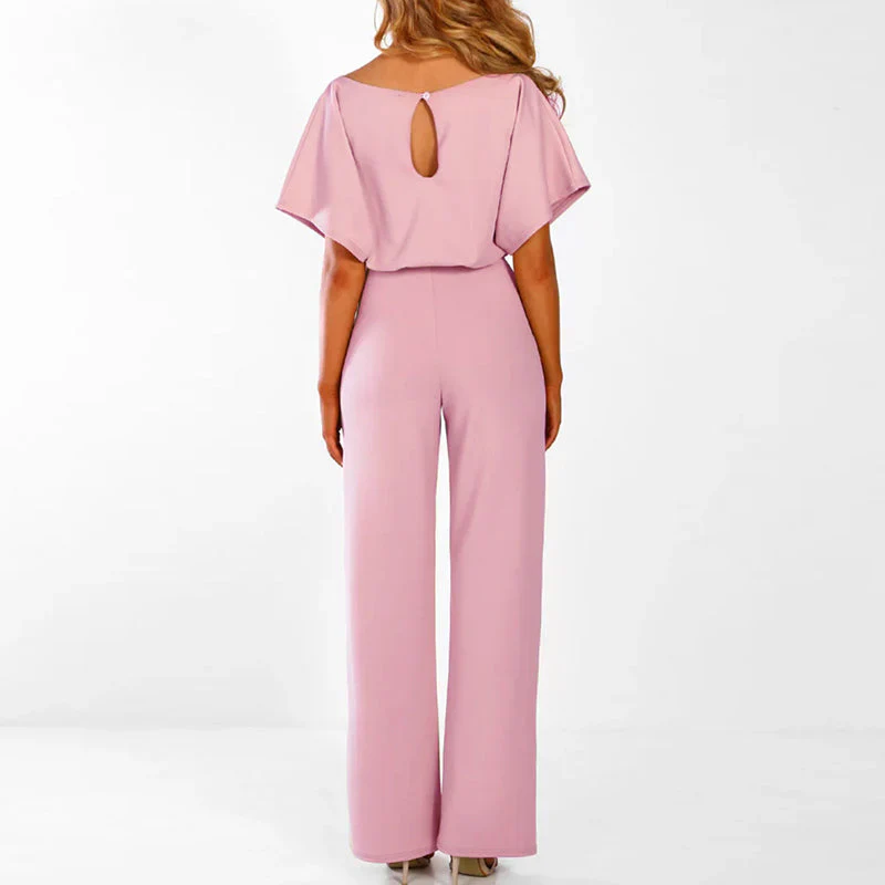Laravie | Jumpsuit with Belt and Wide Legs 5