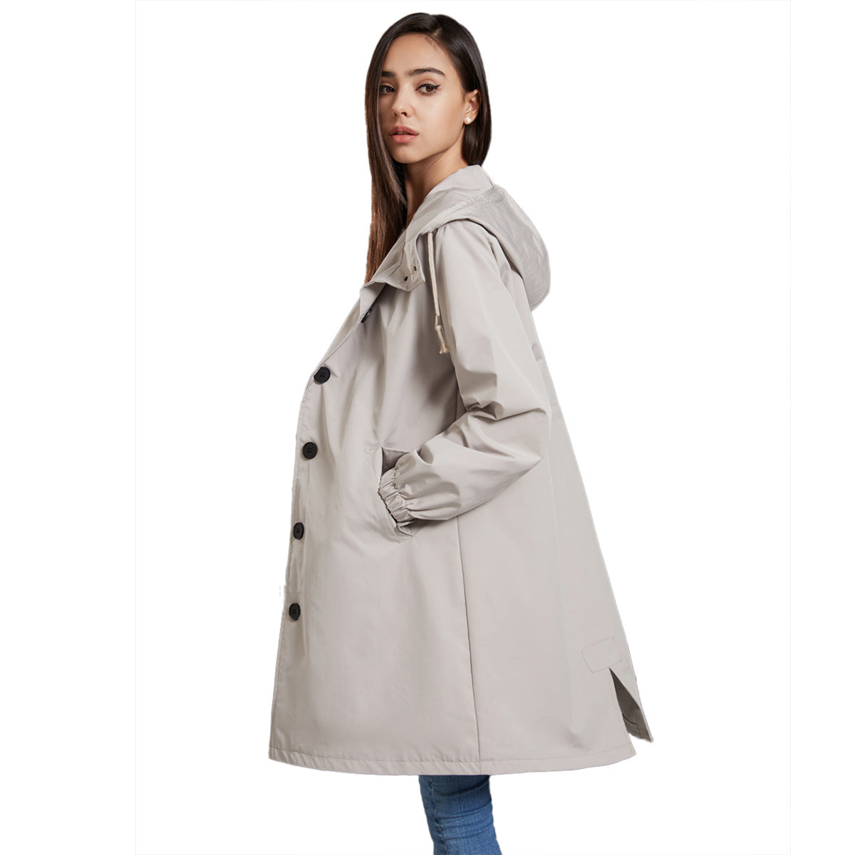 Lightweight Women's Rain Jacket – Classic & Functional 0