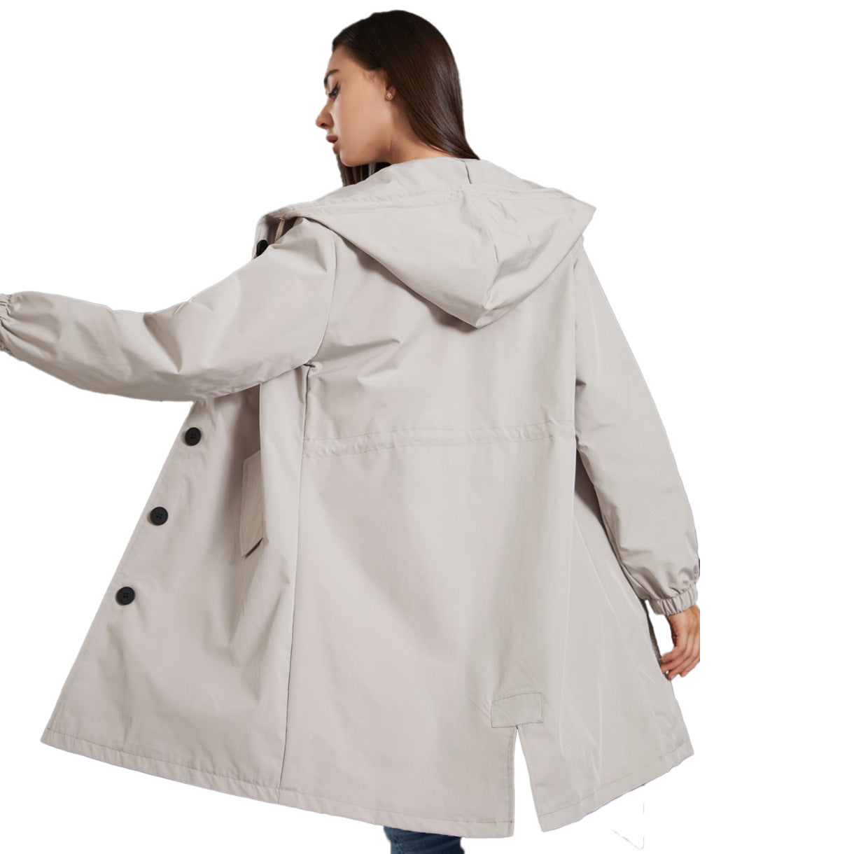 Lightweight Women's Rain Jacket – Classic & Functional 3