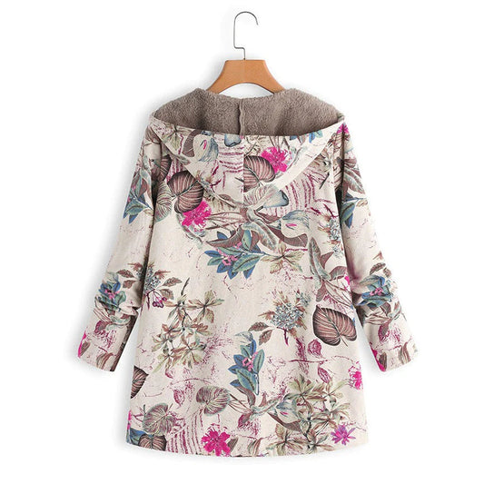 Lina Women's Vintage Coat | Warm Fabric, Elegant Style 1