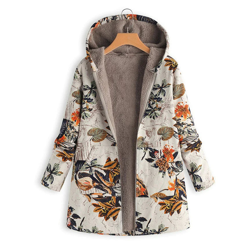 Lina Women's Vintage Coat | Warm Fabric, Elegant Style 4