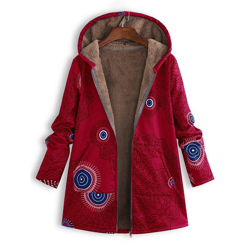 Lina Women's Vintage Coat | Warm Fabric, Elegant Style 5