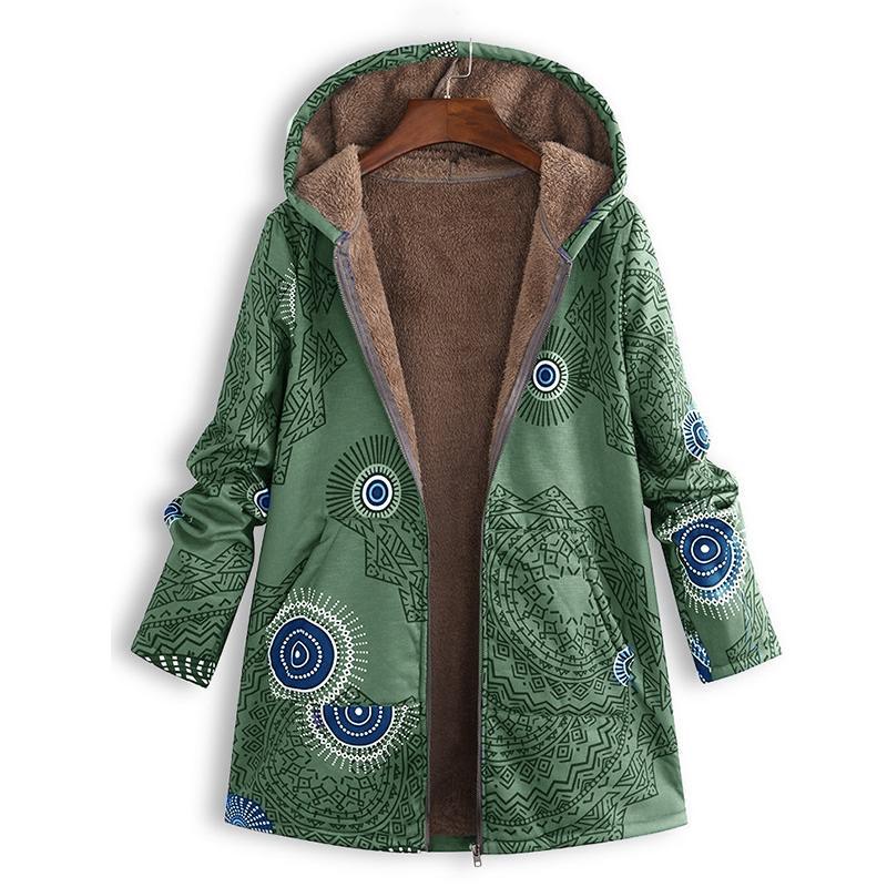 Lina Women's Vintage Coat | Warm Fabric, Elegant Style 7