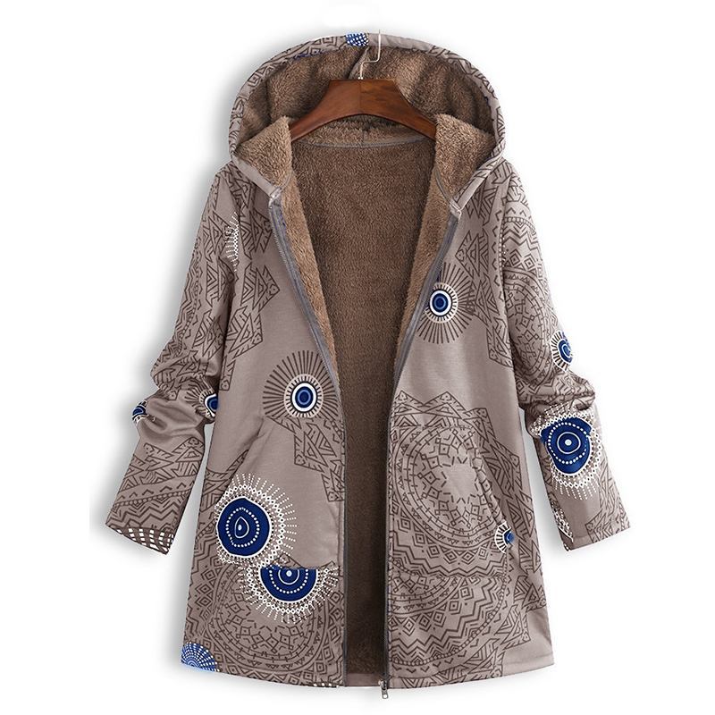Lina Women's Vintage Coat | Warm Fabric, Elegant Style 8