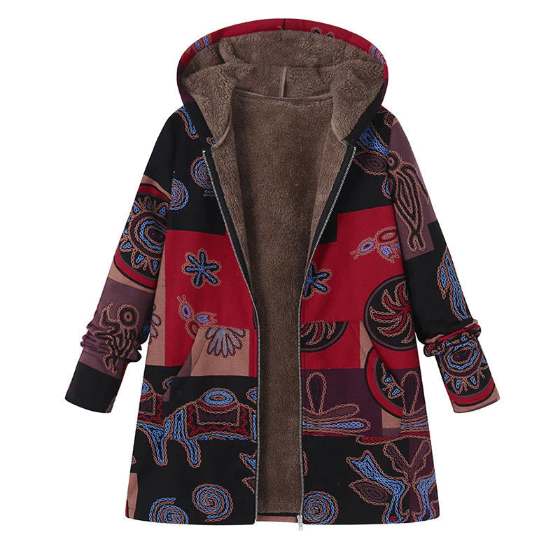Lina Women's Vintage Coat | Warm Fabric, Elegant Style 9