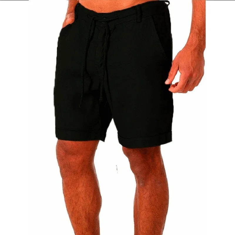 Lino Men's Lightweight Shorts | Breathable Linen, Casual 1