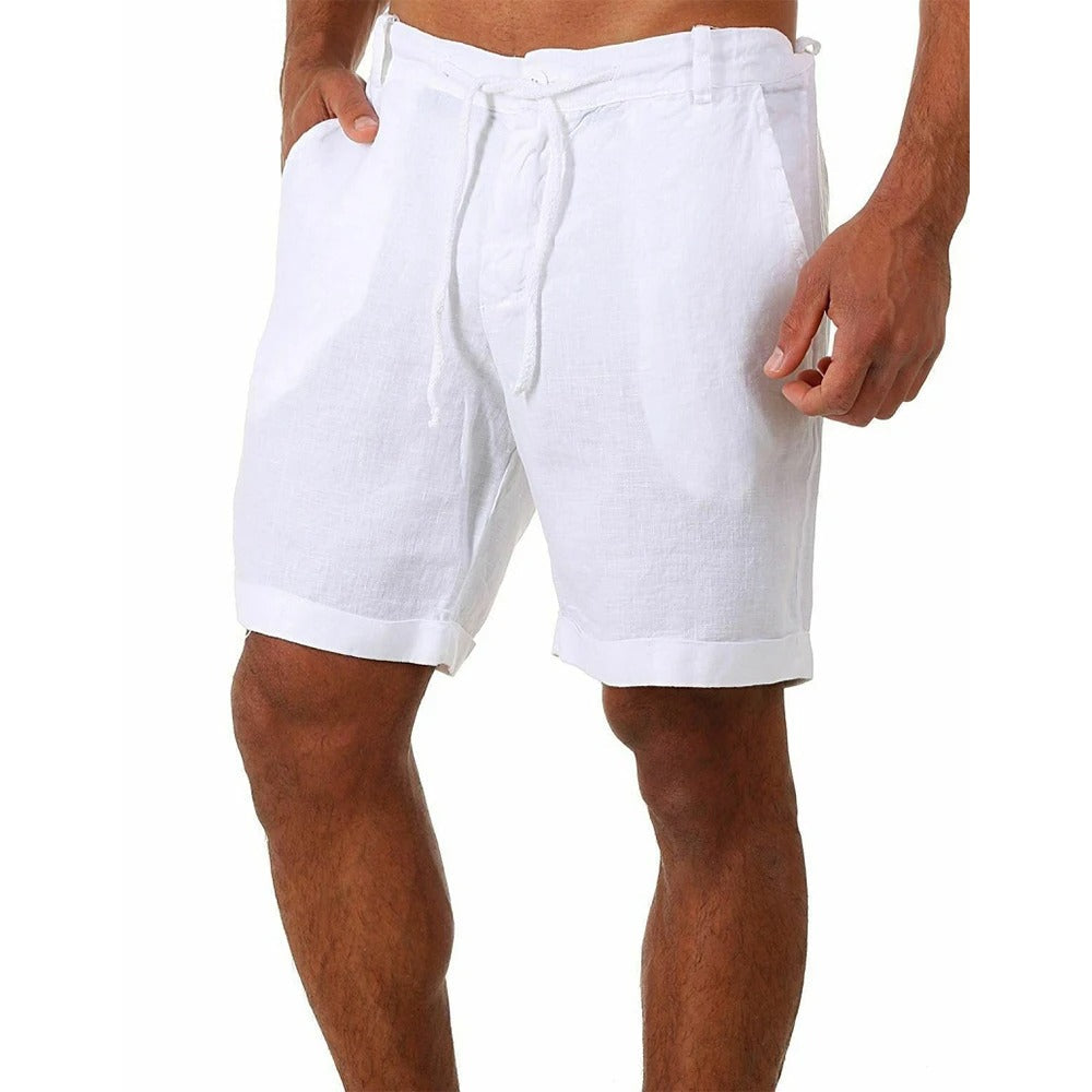 Lino Men's Lightweight Shorts | Breathable Linen, Casual 5