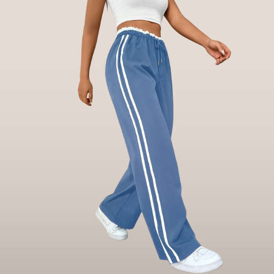 Liora | Sporty Women's Track Pants with Stripes 1