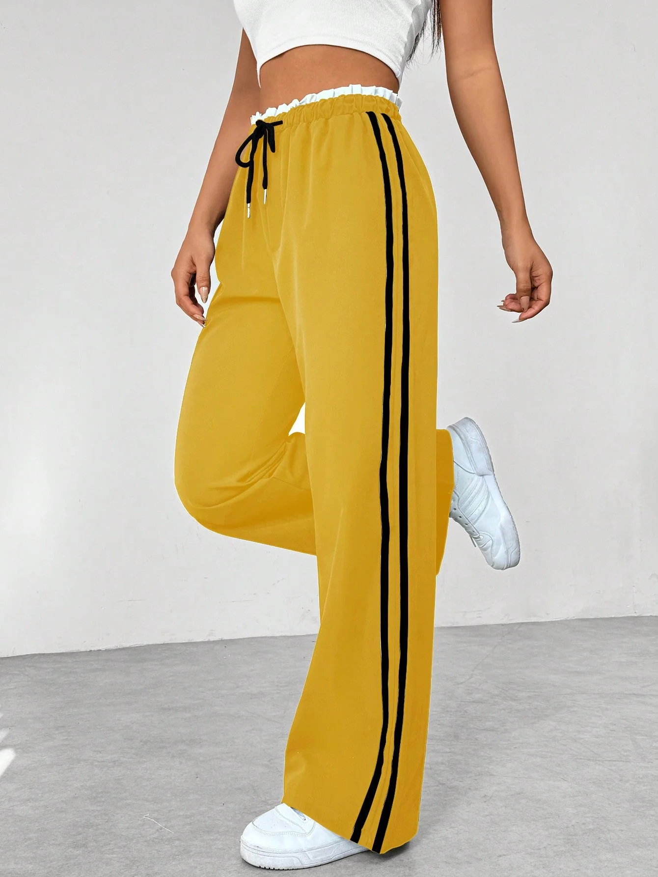 Liora | Sporty Women's Track Pants with Stripes 3