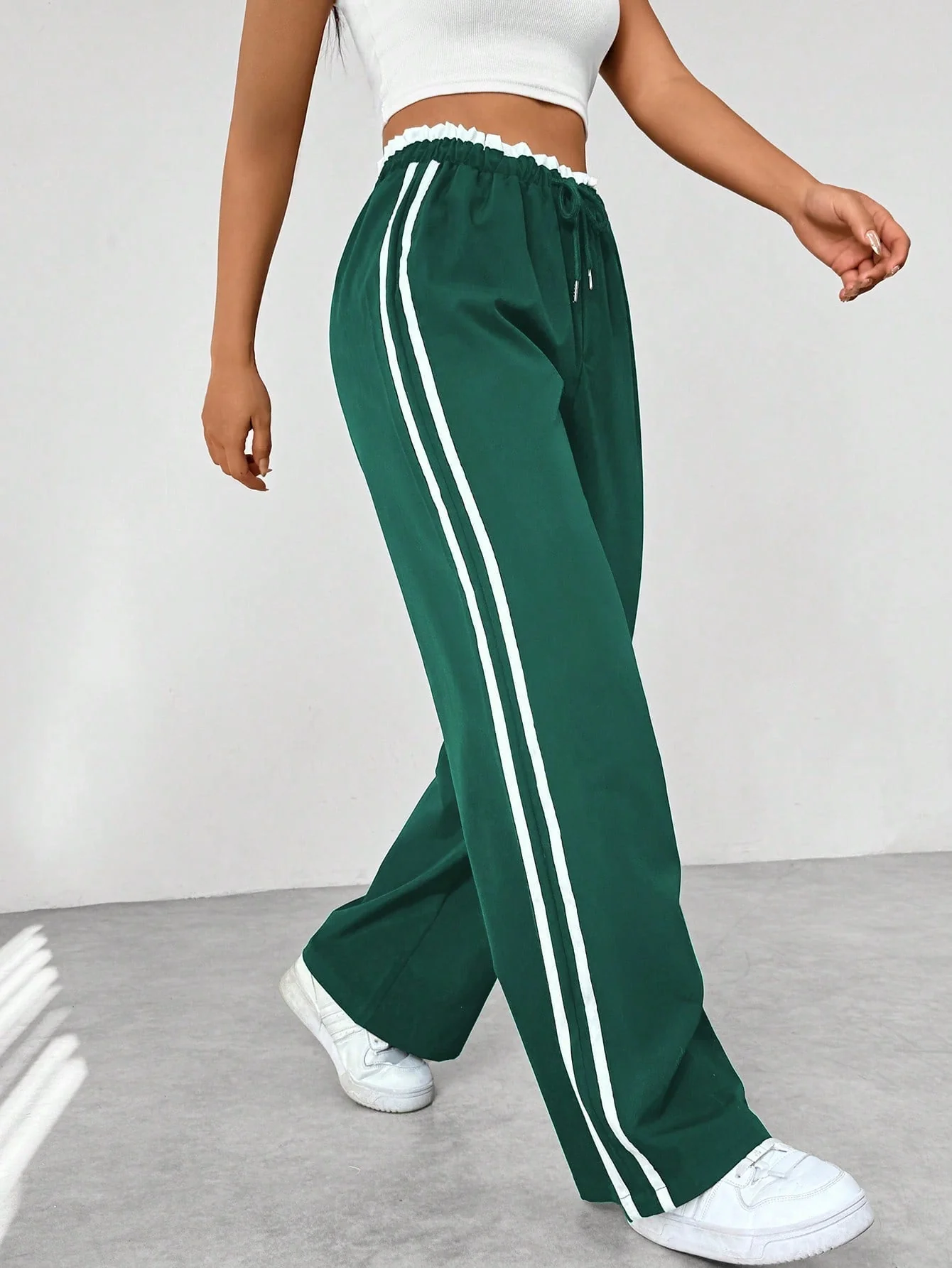 Liora | Sporty Women's Track Pants with Stripes 5