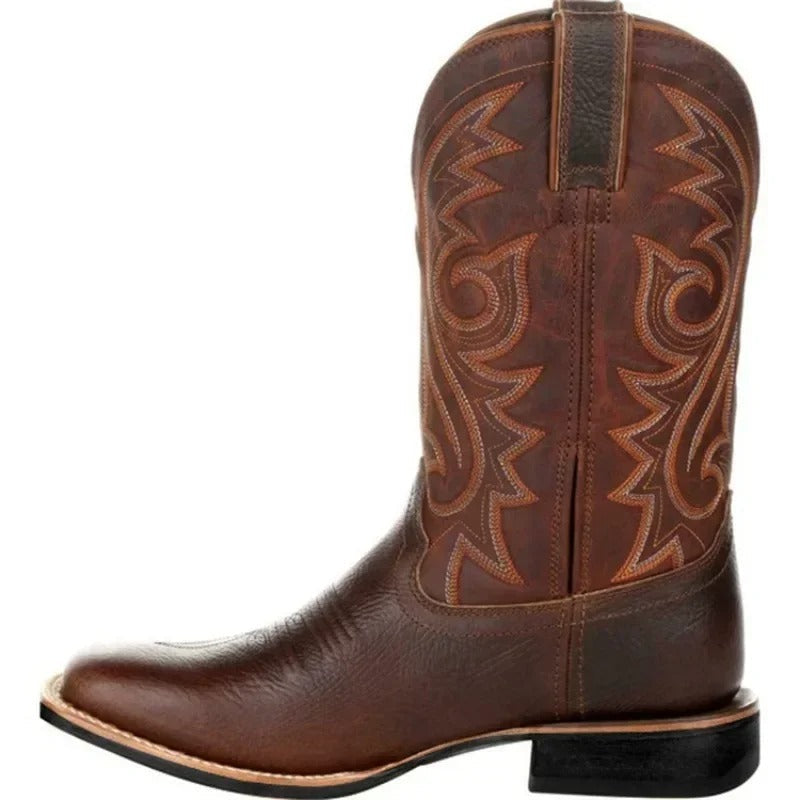Loren Heren Cowboy Boots | Durable PU Leather, Stylish and Comfortable 5