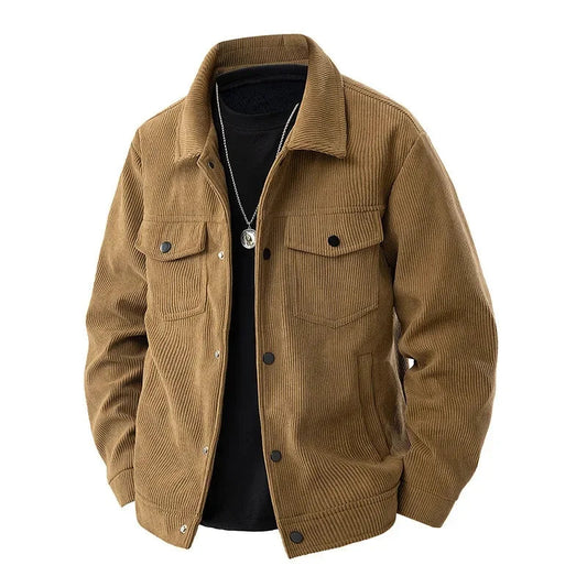 Loren Men's Corduroy Jacket | 100% Cotton, Casual Comfort 0