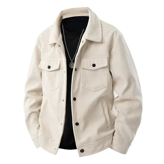 Loren Men's Corduroy Jacket | 100% Cotton, Casual Comfort 1