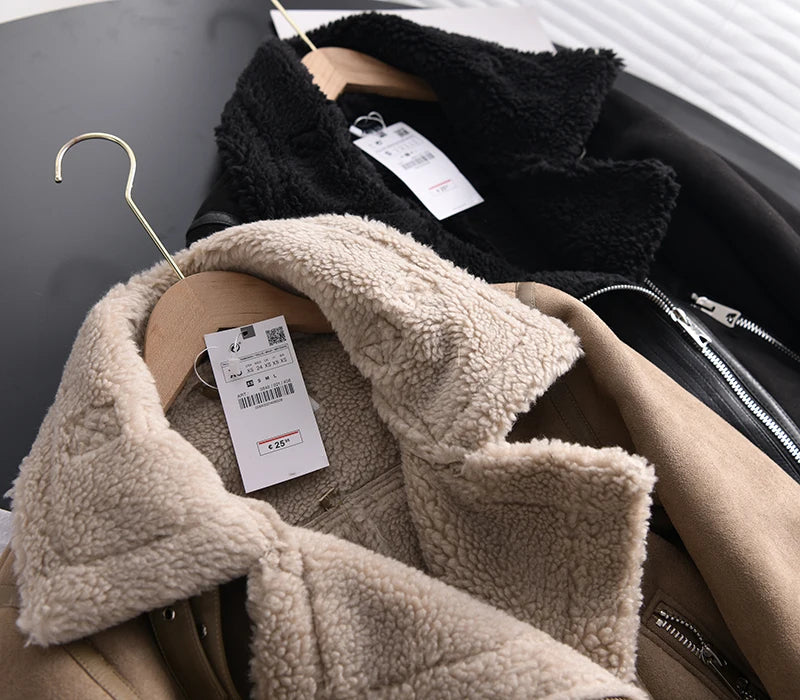 Luna Women's Winter Coat | Suede, Warm and Trendy 4