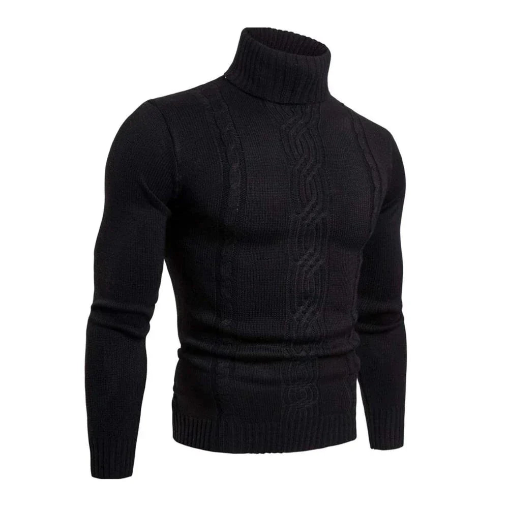 Luna men's Sweater | 100% Cotton, Elegant Cable Knit Design 3