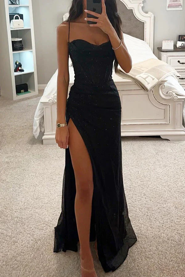 Lunessa | Fitted Glitter Dress with Luxury Finish 1