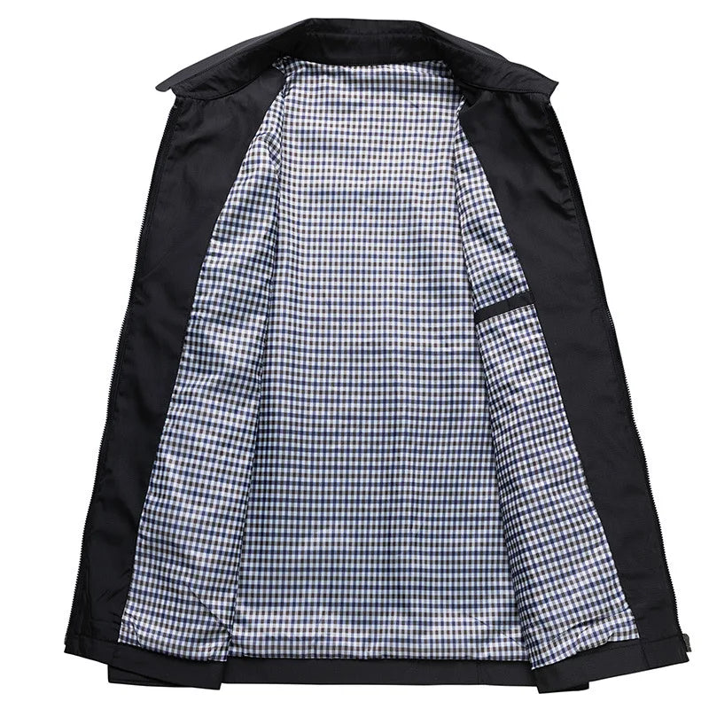 Luxe Men's Jacket | 100% Polyester, Elegant Fit 1